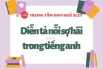 diễn tả nỗi sợ hãi trong tiếng anh