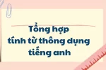 Tổng hợp tính từ thông dụng tiếng anh